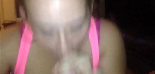  Chunky Teen gal Giving the best Bj Ever - POV